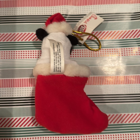 Chick-fil-A cow in stocking ornament - Picture 2 of 3